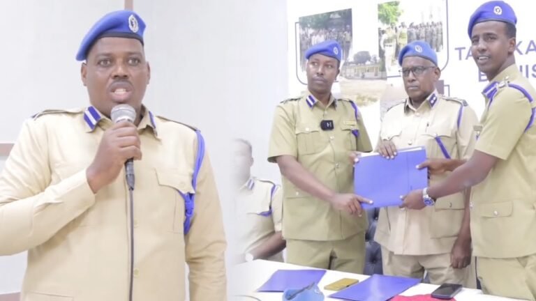 {DAAWO MUQAALKA} Taliyaha Cusub ee Birmadka Booliska oo Xilkii la wareegay.