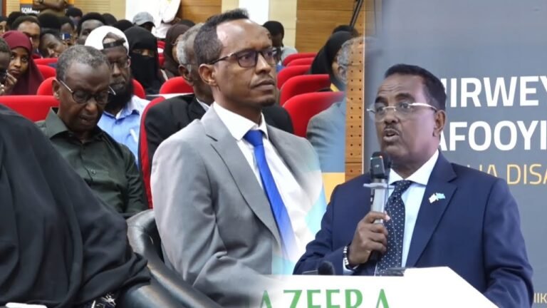 {DAAWO MUQAALKA} Wasaarada Arimaha Gudaha oo Daah Furtay Shirka adkeysiga Aafoyinka Soo laa laabta