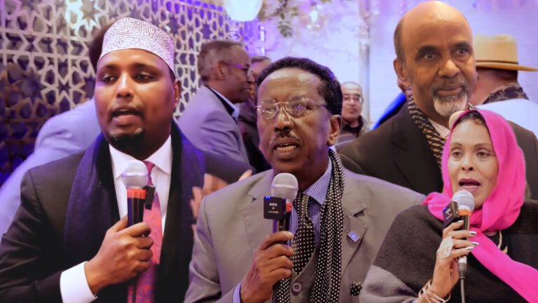 {DAAWO MUQAALKA} Wasiirka Qorsheynta Soomaaliya oo jaaliyada Soomaaliyed ee dalka UK uga warbixiyey xaaladda dalka.