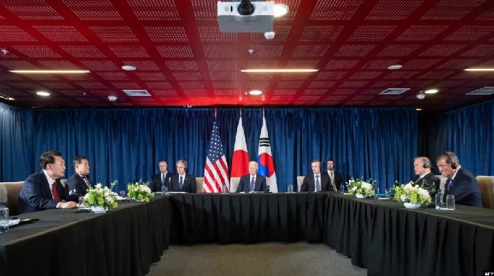 Madaxweyne Biden oo kulankiisii ugu danbeeyay la yeeshay madaxda Japan iyo Kuuriyada Koofureed