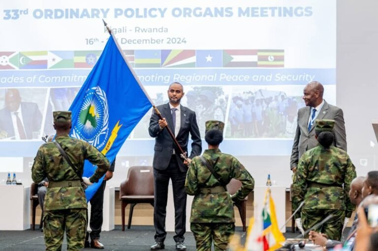 DFS oo la wareegtay xilka Guddoomiyaha Golaha Wasiirrada Gaashaandhigga ee Ciidanka Heeganka ah ee Bariga Afrika (EASF).