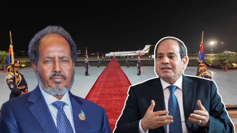 {DAAWO MUQAALKA} Madaxweyne Xasan Sheekh oo gaaray dalka Masar iyo kulama u la qaadanayo madaxweyne Cabdulfataax Al-Siisi.