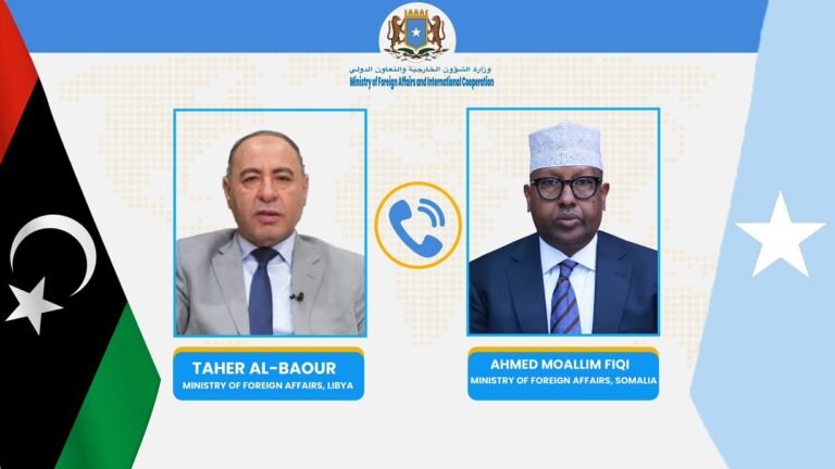 Strengthening Somali-Libyan Relations.