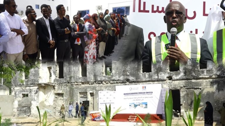 {DAAWO MUQAALKA} Maamulka Gobolka Banaadir oo Maanta dhagax dhigay Xarun Muhiim ah.