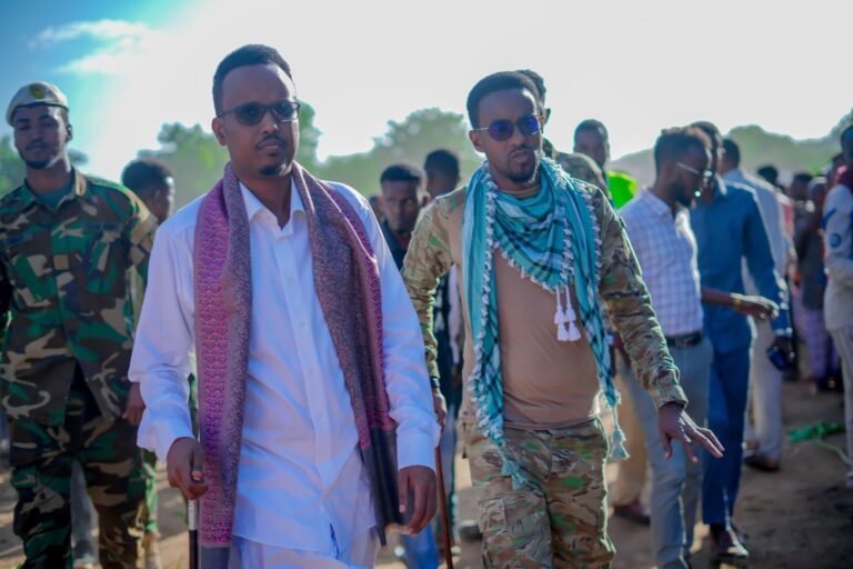 Gudoomiyaha Gobalka Hiiraan iyo Xildhibaan Maxamed C,qaadir oo Ka qeyb Galay Soo dhaweyn Ugaas Yuusuf.