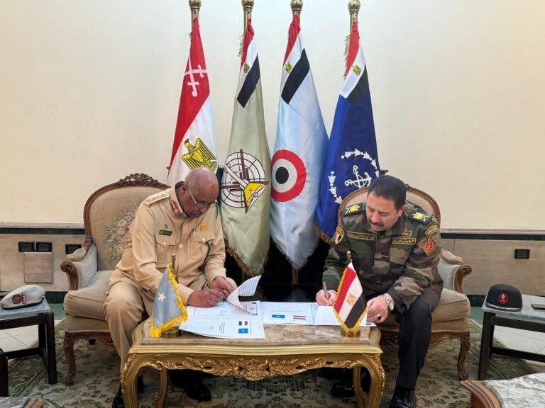 Somalia, Egypt agree to cooperate in fight against terrorism.