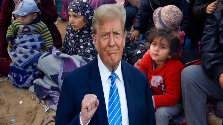 Trump wants neighbours to take in Palestinians to clean out Gaza.