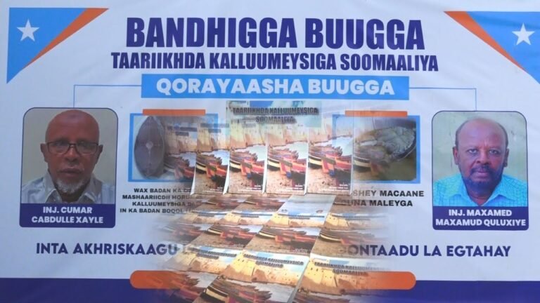 {DAAWO MUQAALKA} Bandhiga Buuga ka hadlaya Tariiqda Kaluumeysiga oo lagu soo Bandhigay Muqdisho