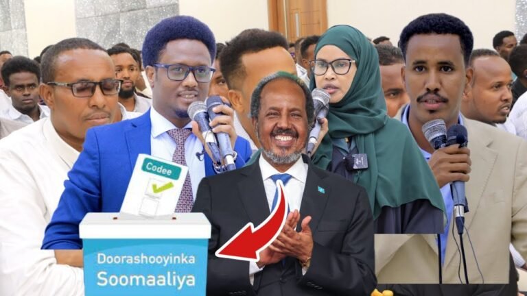 {DAAWO MUQAALKA} Dhalinyaro Muqdisho ku Shiray oo taageeray Doorasho qof iyo Cod ah.