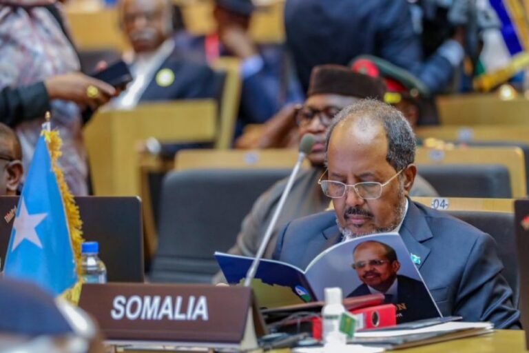 President Hassan Sheikh Congratulates New AU Commission Chair.