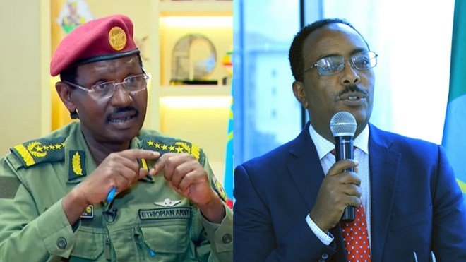 Taliyeyaasha Sirdoonka Iyo Militeriga Itoobiya Oo Booqasho Ku yimid Magaalada Muqdisho