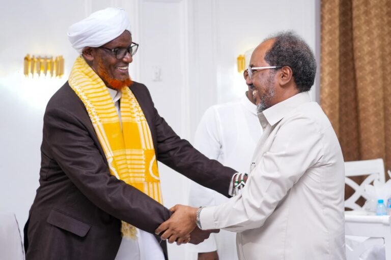 {DAAWO SAWIRADA} Madaxweyne Xasan Sheekh oo kulan la qaatay culimada Soomaaliyeed,