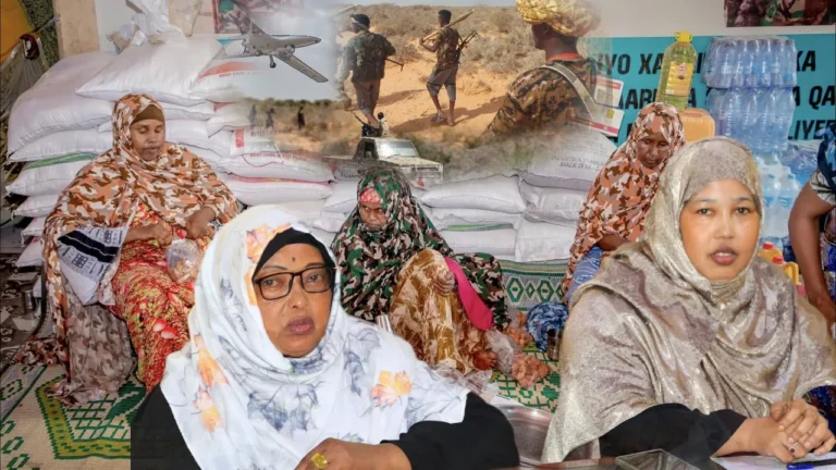 {DAAWO MUQAALKA} Haweenka Xildhibaanada ah oo tagaya farumaha dagaalka