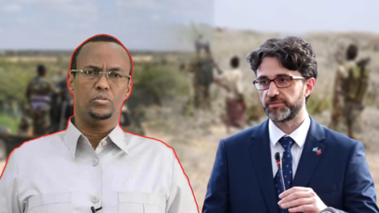 {DAAWO MUQAALKA} Madaxweynaha Hirshabeelle oo Dagaalka AS kala hadlay Safiirka Turkiga