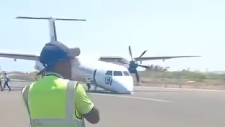 {DAAWO MUQAALKA} Dowladda oo war kasoo saartay Diyaaradii ku dhacday Garoonka Muqdisho.