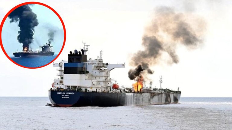 {DAAWO MUQAALKA} Markab Shidaal oo ku gubanaya Xeebaha Soomaaliya