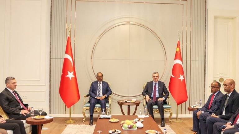 President Hassan Meets Turkish Counterpart Erdoğan on Sidelines of Antalya Diplomacy Forum