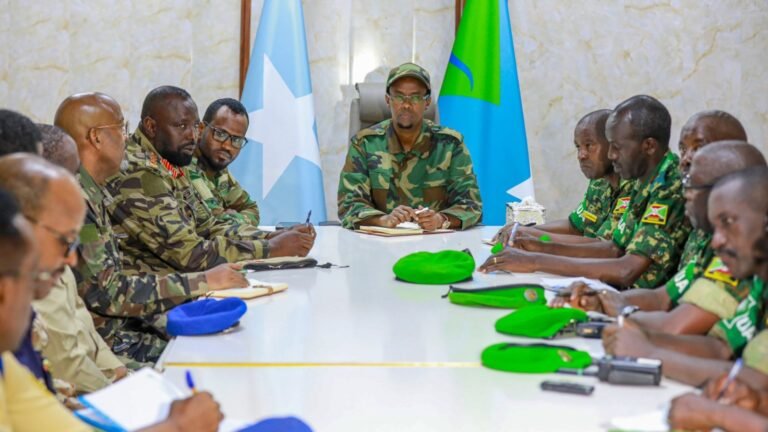 {DAAWO MUQAALKA}  Maxay ka wada hadlen Madaxweyne Cali Guudlaawe iyo saraakiisha ciidamda?