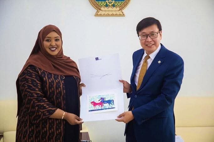 Somali Ambassador to Mongolia Holds Talks with Government Ministers.