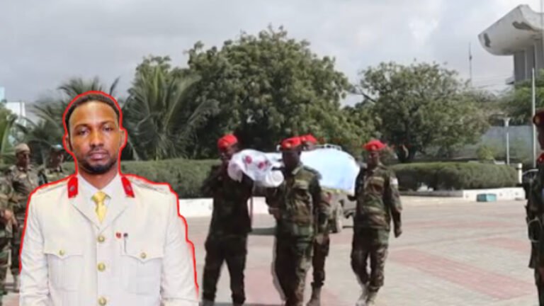 {DAAWO MUQAALKA} Taliyihii Guutada 14-ka October oo Salaada Janaasada lagula tukaday Masjidka Isbaheysiga