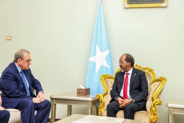 President Putin invites Somali President to Russia–Arab League Summit.