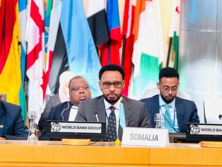 Somalia’s Finance Minister Highlights Economic Recovery at World Bank Conference.