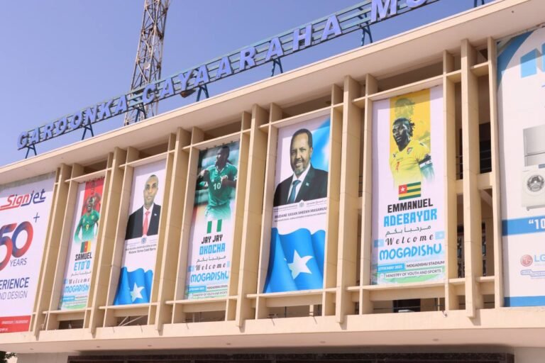 African Football Icons Play Historic Match in Mogadishu.