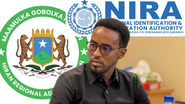 Maamulka gobolka Hiiraan oo eedeyn u jeediyay Hay’adda Aqoonsiga Diiwaan galinta Soomaaliya ee NIRA.