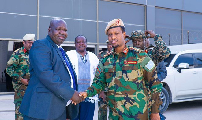 Taliye Kuxigeenka dalka Uganda oo maanta soo gaaray Muqdisho.