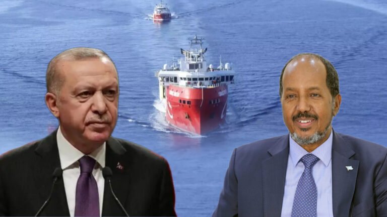 {DAAWO MUUQAALKA} Markabkii Shidaalka Ka baarayey Soomaaliya oo Turkiga kusoo Bandhigayo sahmintii uu Sameeyey.