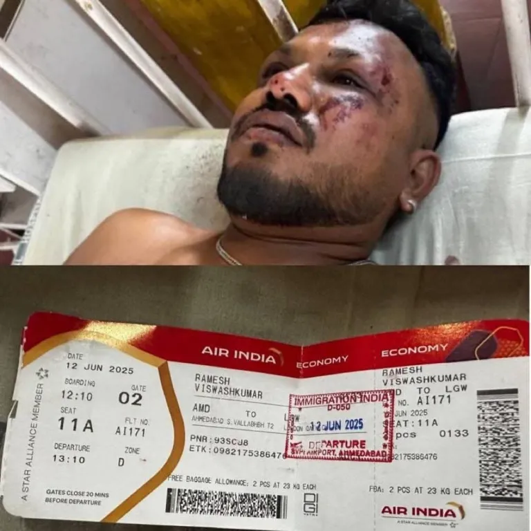 {DAAWO SAWIRADA} Nin Kaliyah ee ka badbaaday shilkii dayuurada Air India.