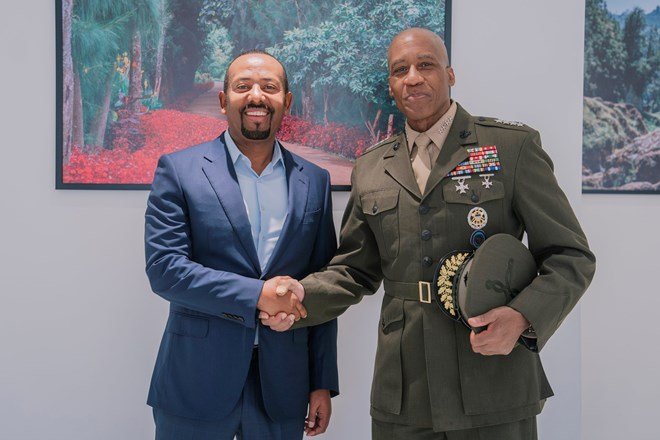 AFRICOM commander, Ethiopian Prime Minister discuss security cooperation in Horn of Africa