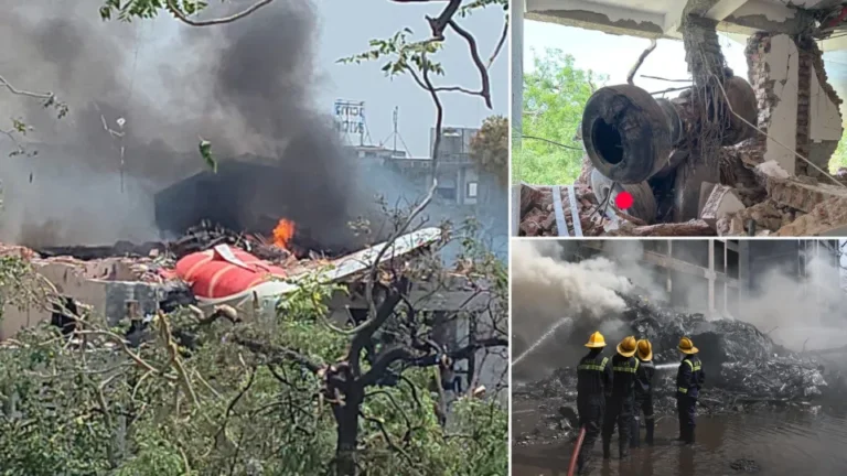 At least 200 killed in Air India plane crash as one British passenger reportedly survives.