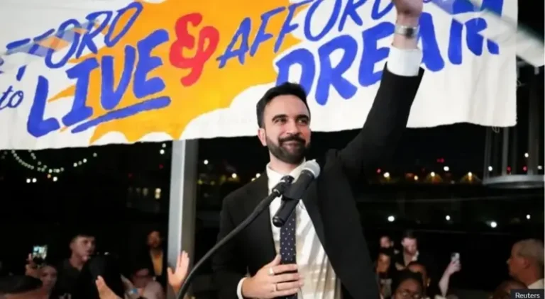 Mamdani oo ku guuleystay duqa New York.