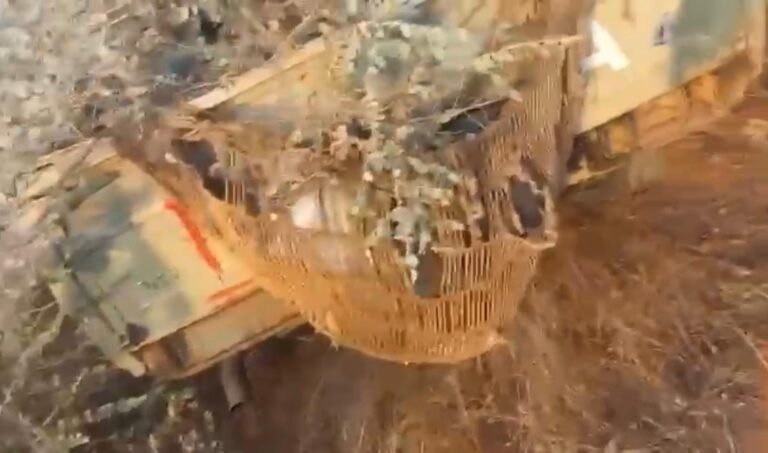 Somali Forces Display Abandoned AS Vehicles Hidden Under Trees.