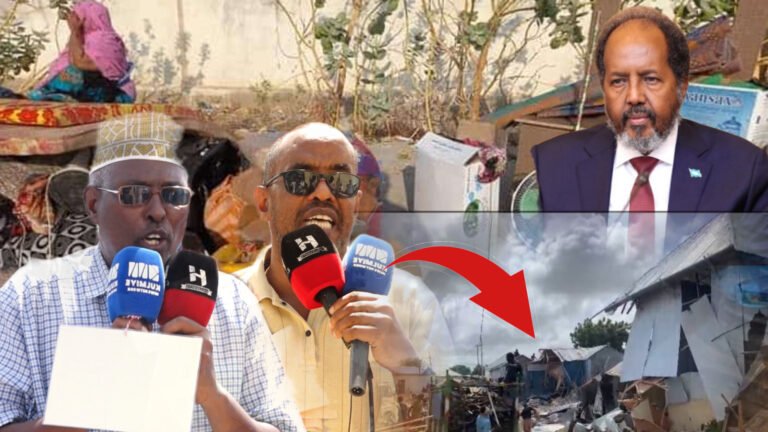 {DAAWO MUUQAALKA}  Shacab cabasha ka muujiyay dhul ay sheegen in lagu haysto.