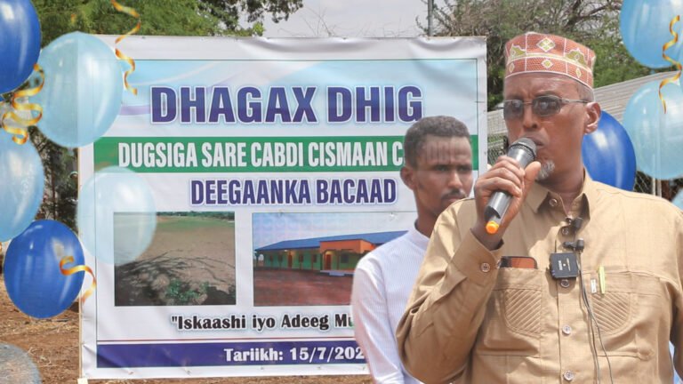 {DAAWO MUUQAALKA}  Deegaanka Bacaad oo laga Hirgiliyay school Dugsi sare ah