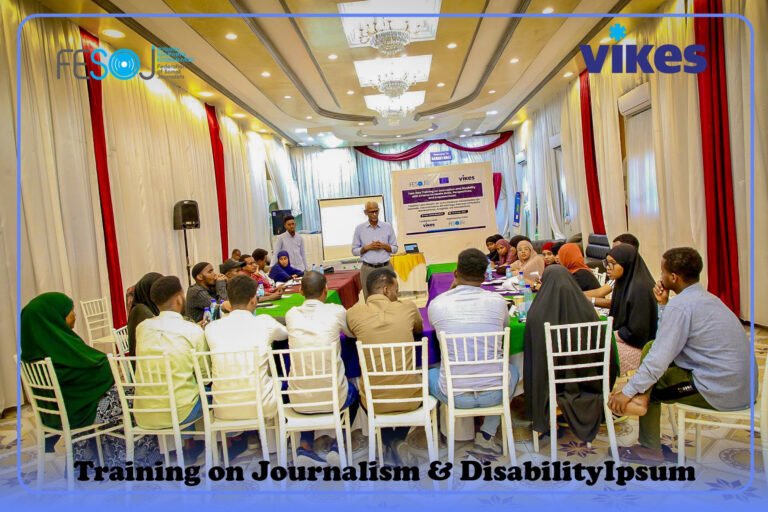 FESOJ Wraps Up Disability Journalism Training with Support from VIKES.