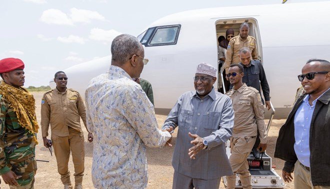 Guddoomiyaha Golaha Shacabka oo Booqasho Shaqo Ku Tagay Magaalada Xudur