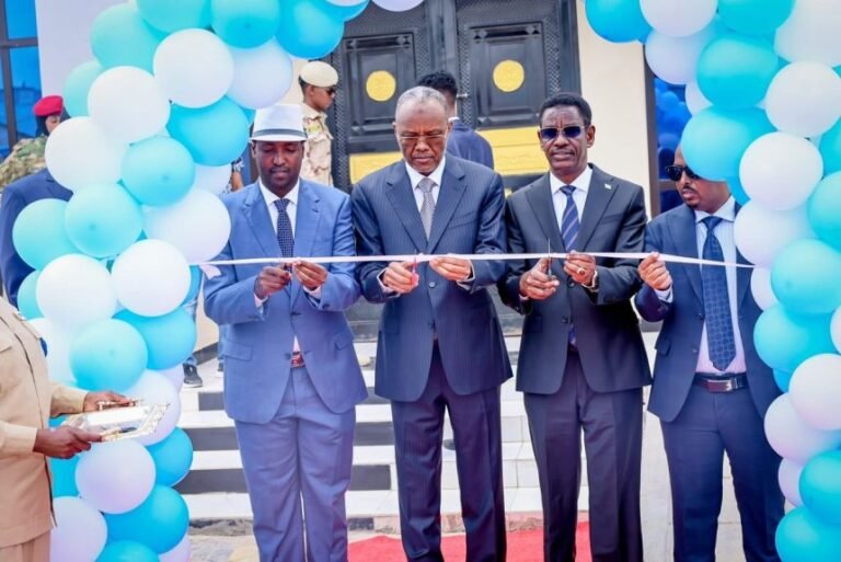 South West State President Inaugurates New Ministry Buildings for Security and Justice in Baidoa