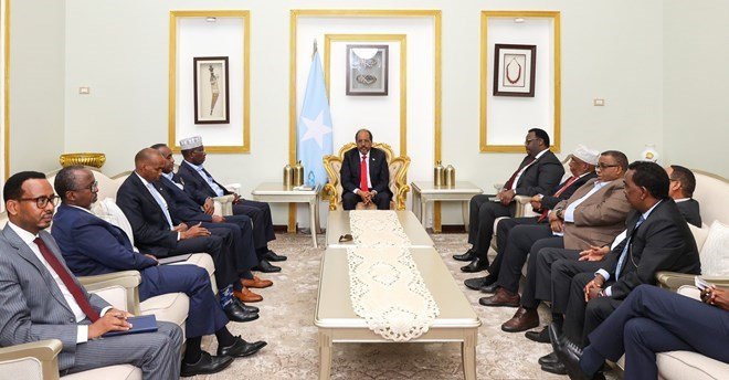 Somali president meets opposition in third round of talks over constitution, elections