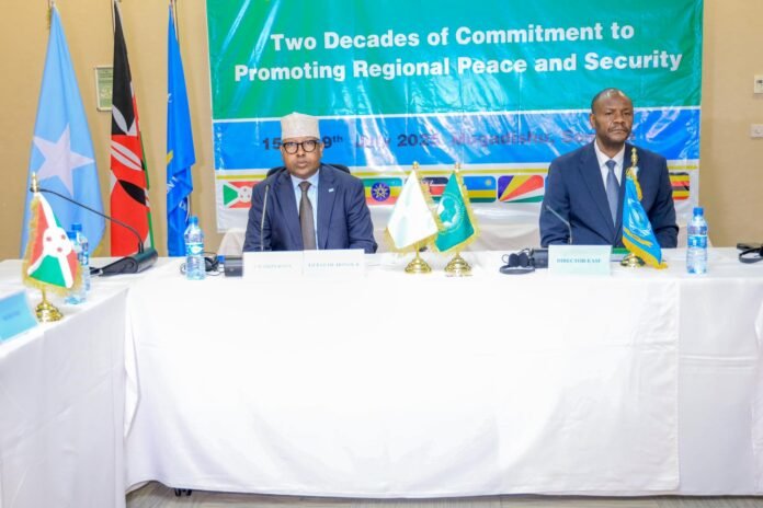 Wasiir Fiqi oo ka qeyb galay shirka Wasiirrada Gaashaandhigga  ee ka socda Muqdisho