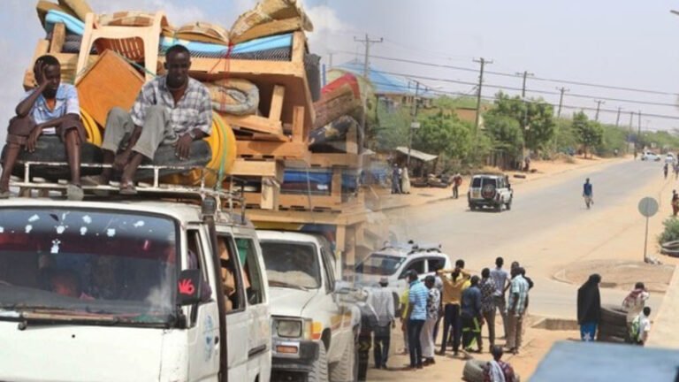 {DAAWO MUUQAALKA}  Dadkii ka Barakacay Dagaaladii ka dhacay Balad Xxaawo oo gaaray Mandheera.