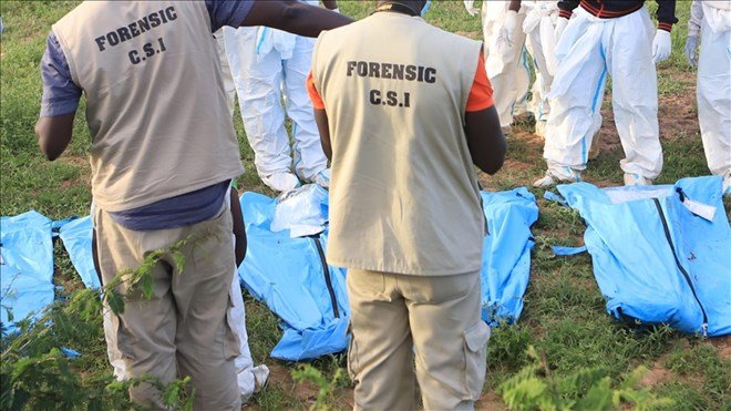 5 bodies exhumed in suspected cult deaths in Kenya.