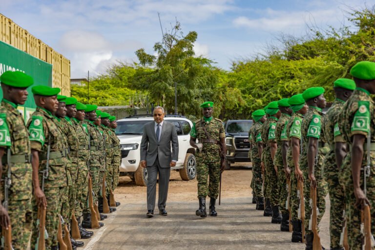 Djibouti FM Abdikadir Hussein Omar Hails AUSSOM on First Somalia Visit