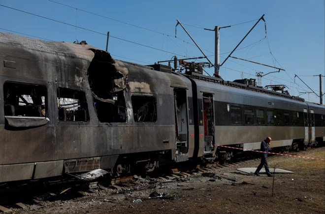 Russian missiles pound Ukraine, damage EU and British offices