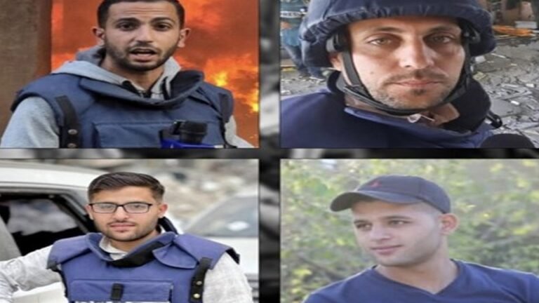 Israa’iil oo ku dhaw 300 Saxafiyiin ku dishay Qasa 7-dii October 2023 ilaa 2025.