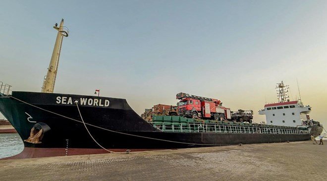 Turkish officials arrive in Bosaso for talks over seized arms ship