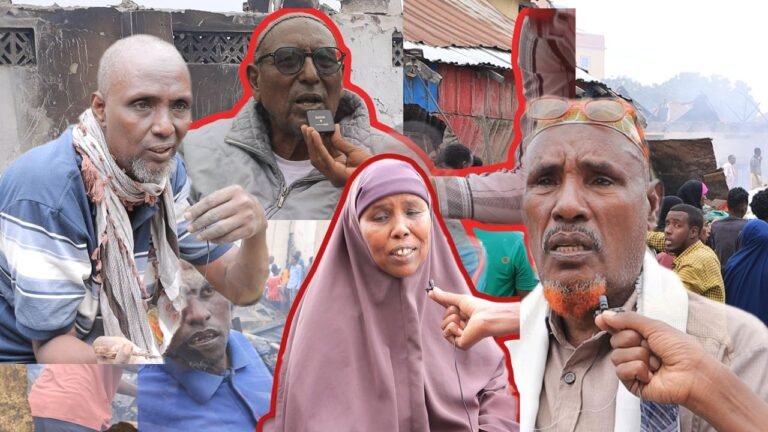 {DAAWO MUUQAALKA}  Ganacsatada Suuqii gubtay oo ka hadlay khasaaraha soo gaaray