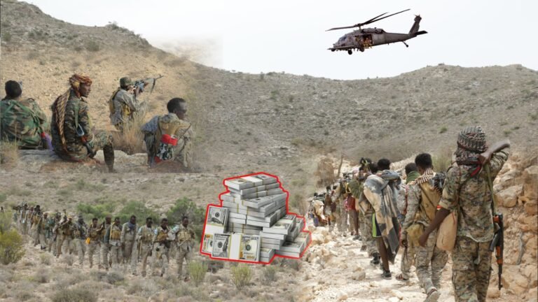 {DAAWO MUQAALKA}  Ciidamo kasoo baxay Dagaalka Calmidkaas oo xertay Wadooyinka Bari.